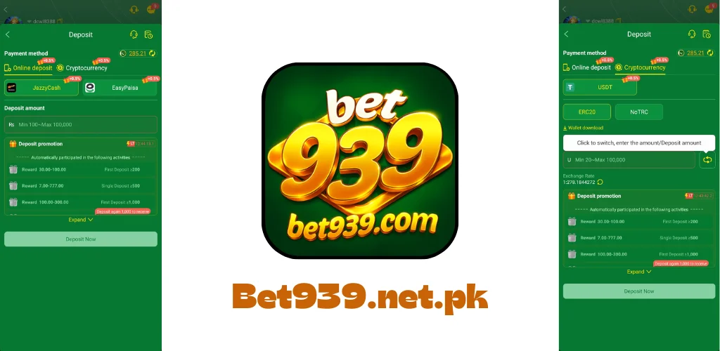 Bet939 Deposit